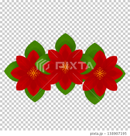 flower with red lily 138907195