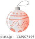 isolated object of ball and necklace symbol 138907196