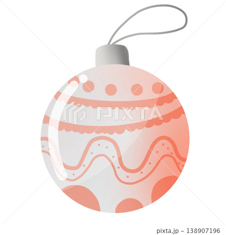 isolated object of ball and necklace symbol 138907196