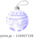 Purple ball 138907198