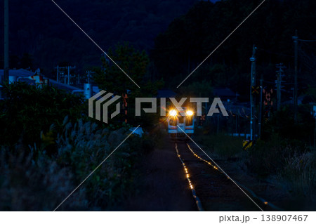 静岡県袋井市川会　天竜浜名湖鉄道と沿線の風景 138907467