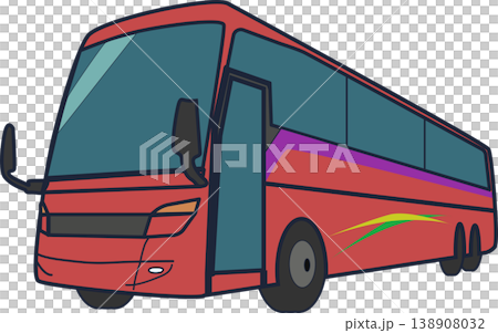 高速バス・貸切バス_Red 138908032