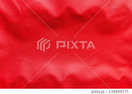 Wavy texture red faux leather material fabric vintage background abstract pattern Wavy texture red faux leather material fabric vintage background abstract pattern 138908575
