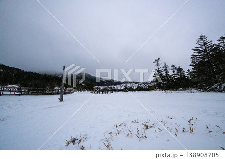 雪山の八ヶ岳、北横岳 138908705