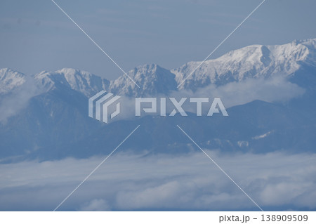 八ヶ岳から見えた雪山 138909509