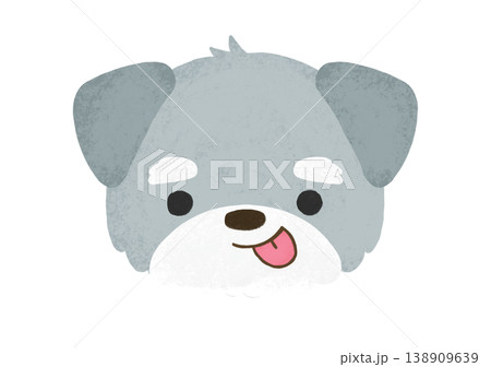 かわいい ミニチュアシュナウザー 舌出し てへぺろ 表情 イラスト かわいい ミニチュアシュナウザー 舌出し てへぺろ 表情 イラスト 138909639
