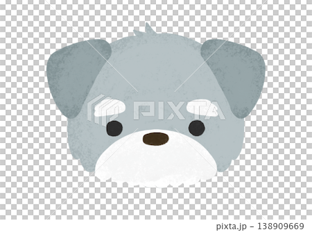 かわいい ミニチュアシュナウザー イラスト 138909669