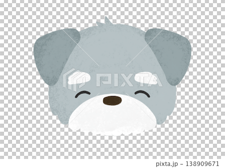 かわいい ミニチュアシュナウザー 笑顔 イラスト かわいい ミニチュアシュナウザー 笑顔 イラスト 138909671