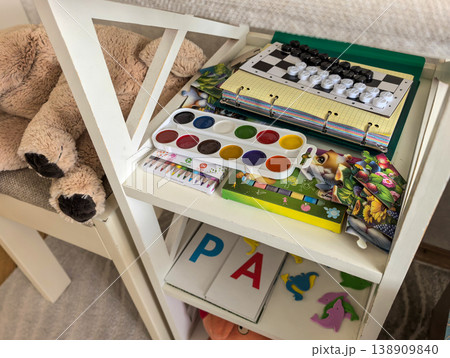Educational Toy Organizer for Kids 138909840