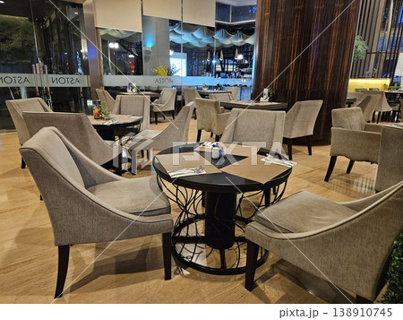This cafe and restaurant interior with chair and table This cafe and restaurant interior with chair and table 138910745