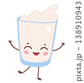 Cute Milk Glass Character 138910943