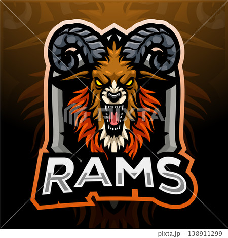 rams esport mascot logo design rams esport mascot logo design 138911299