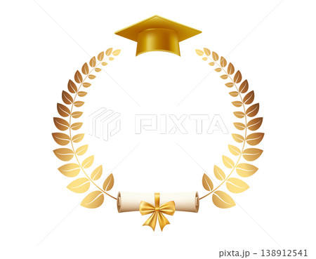 Award gold laurel branch. Laurel Leadership wreath Award gold laurel branch. Laurel Leadership wreath 138912541
