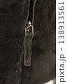 closure on shoes made of soft leather fabric, part of the shoe with zipper, soft shoes 138913561