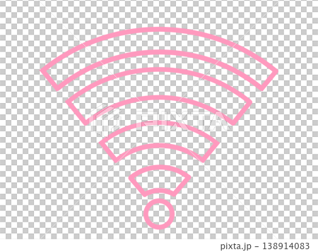 Wi-Fi Simple Pink 138914083