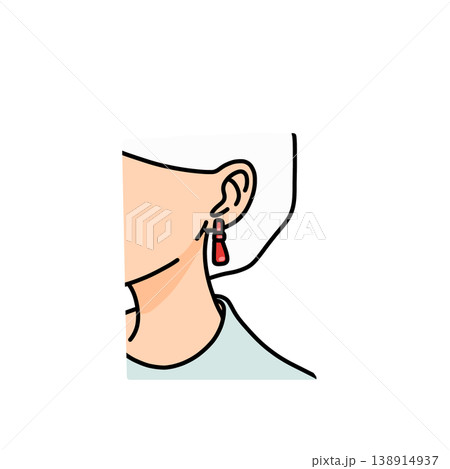 調理中の身だしなみNG｜アクセサリー・ネイル禁止の衛生管理イラスト 138914937