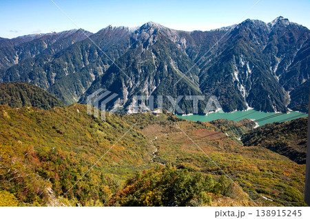 大観峰駅から後立山連峰を望む 大観峰駅から後立山連峰を望む 138915245