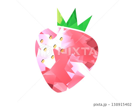 宝石のイチゴのイラスト 宝石のイチゴのイラスト 138915402