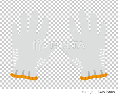 Work gloves illustration (for work, gardening, and DIY) 138915609