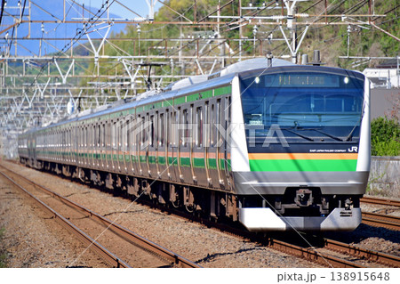 東海道本線　二宮－大磯　JR東日本　E233系3000番台　U230編成（小山） 138915648