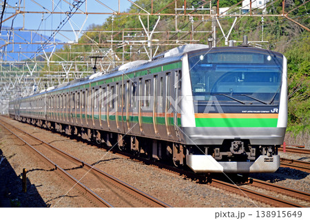 東海道本線　二宮－大磯　JR東日本　E233系3000番台　U231編成（小山） 138915649