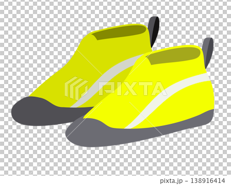 Illustration of marine shoes (for the sea, river, and leisure activities) Illustration of marine shoes (for the sea, river, and leisure activities) 138916414