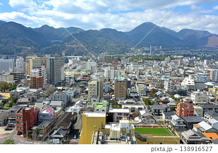 大分県 別府温泉 別府の街風景 大分県 別府温泉 別府の街風景 138916527