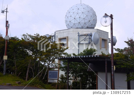 Mt. Gozaisho's weather radar facility 138917255