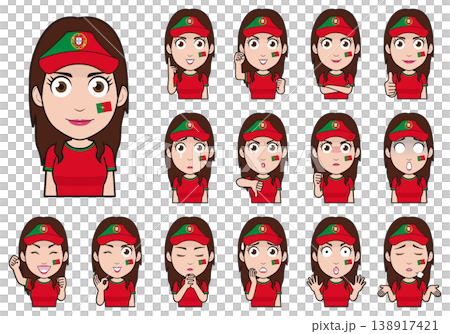 Supporters of the Portuguese Women's National Team 138917421