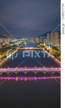 Feb 1 2026 Festive Night Lights Reflect Across Shing Mun River Sha Tin Feb 1 2026 Festive Night Lights Reflect Across Shing Mun River Sha Tin 138917734