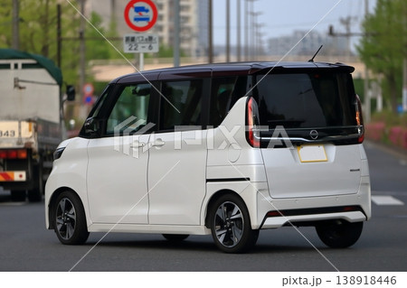 白い軽自動車(ハイトワゴン) イメージ 白い軽自動車(ハイトワゴン) イメージ 138918446