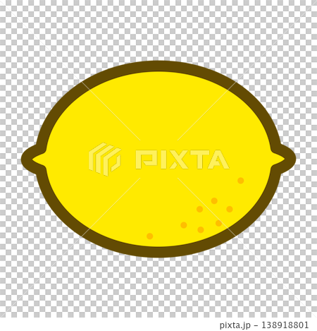 Simple lemon illustration Simple lemon illustration 138918801
