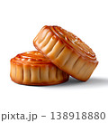Delicious mooncake dessert on a bright surface for festive celebrations and traditions Delicious mooncake dessert on a bright surface for festive celebrations and traditions 138918880