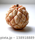 Exotic tropical fruit with unique texture and shape on white background Exotic tropical fruit with unique texture and shape on white background 138918889