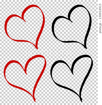 This is a line drawing of a heart. This is a line drawing of a heart. 138918913