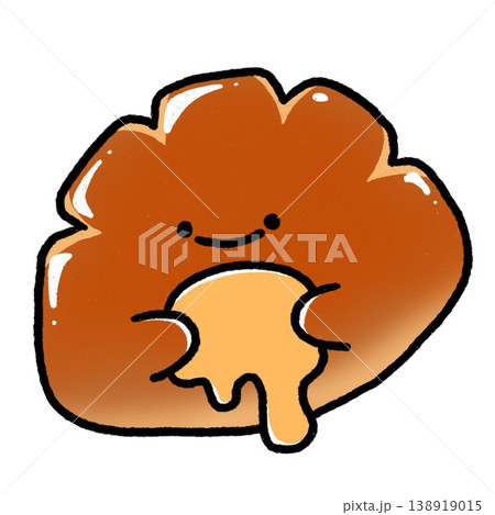 もぐもぐ抱っこパン｜クリームパン 138919015