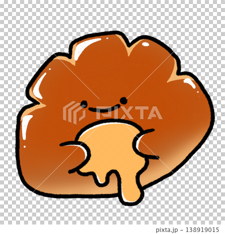 もぐもぐ抱っこパン｜クリームパン 138919015