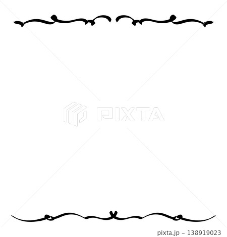 It is a letter frame drawn with lines. It is a letter frame drawn with lines. 138919023