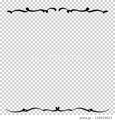 It is a letter frame drawn with lines. It is a letter frame drawn with lines. 138919023