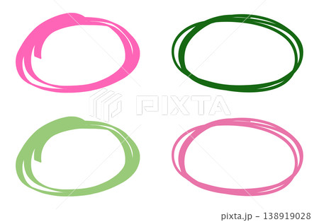 It is a circle drawn with a line. 138919028