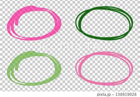 It is a circle drawn with a line. 138919028