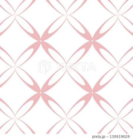 It's a pink flower tile pattern. 138919029