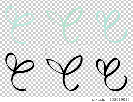 This is a sprout hand-drawn illustration. 138919035