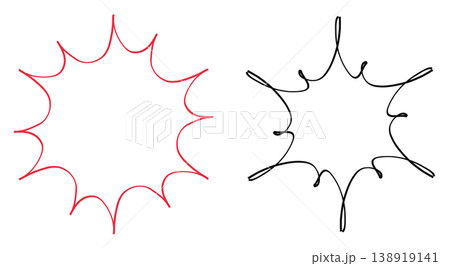 It's an explosion expressed in lines. 138919141