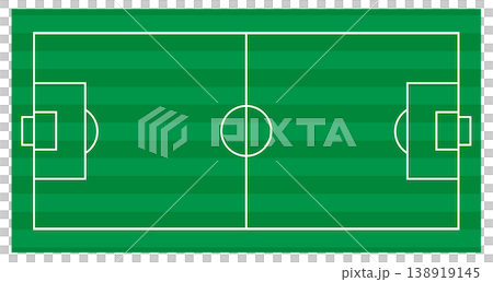 This is a line illustration of a soccer stadium. 138919145