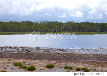道立野付風連自然公園の風景　野付半島ナラワラ 138919185