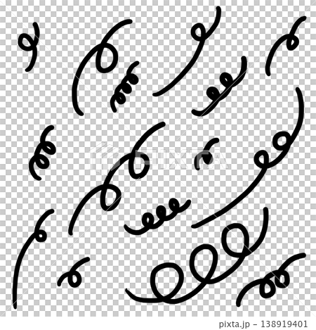 This is a line curve illustration. 138919401