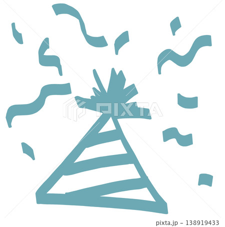 This is an illustration of a birthday hat. This is an illustration of a birthday hat. 138919433