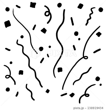 It's a firecracker drawn with black lines. 138919434