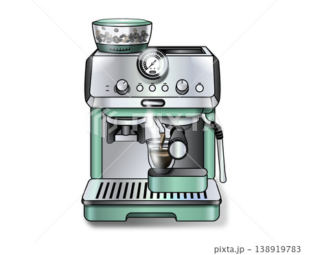 コーヒーメーカーのイラスト 138919783